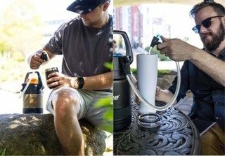 家でも外でも活躍するプッシュ式ビールサーバー「PUMP2POUR