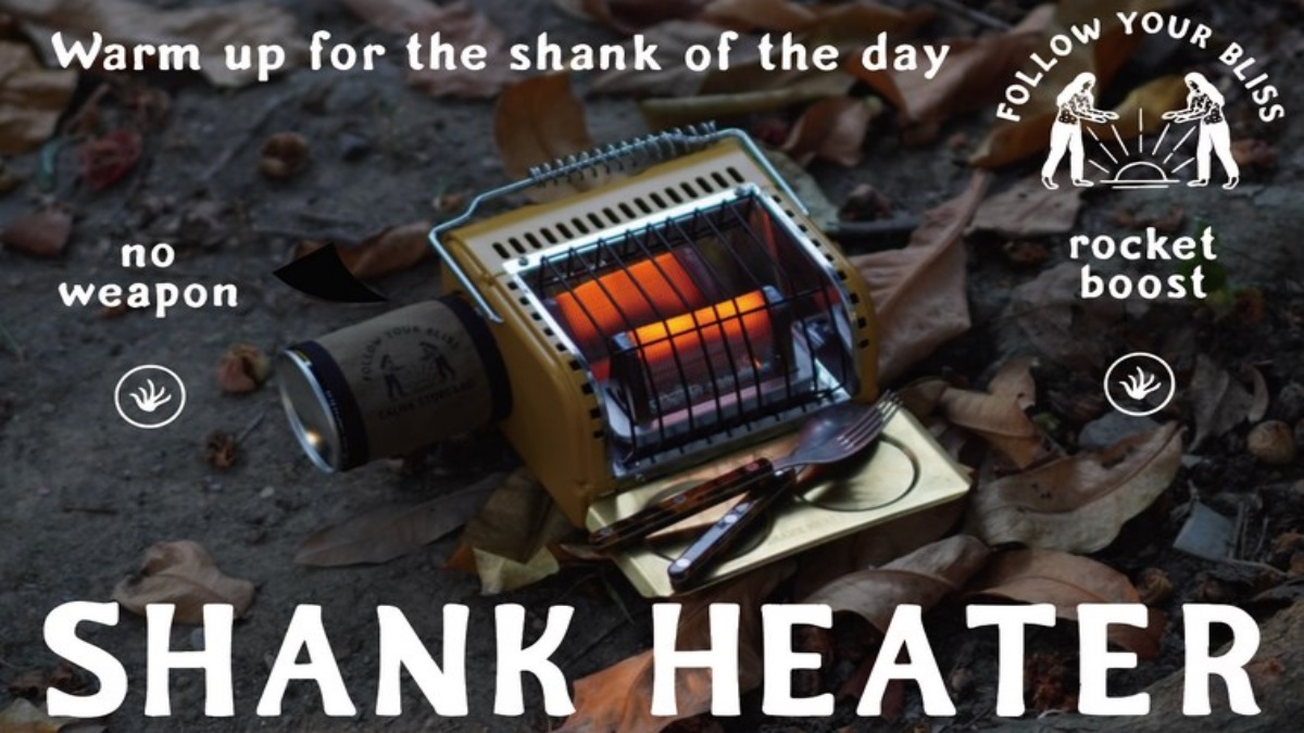 新品未使用】SHANK HEATER シャンクヒーター ブラック ポーチ付